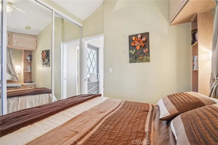 Mirrored closet doors