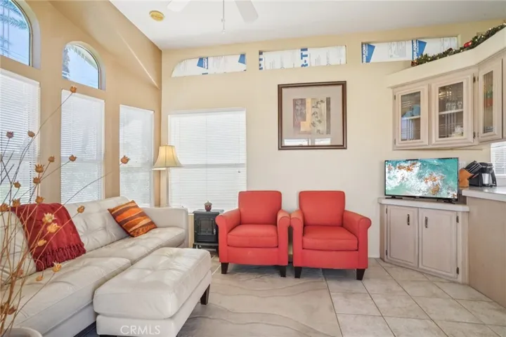 Proximity to kitchen enhances entertaining.