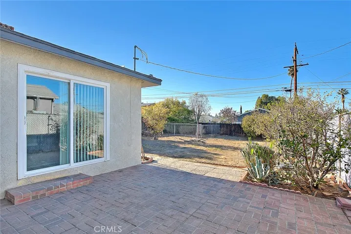Rear Patio