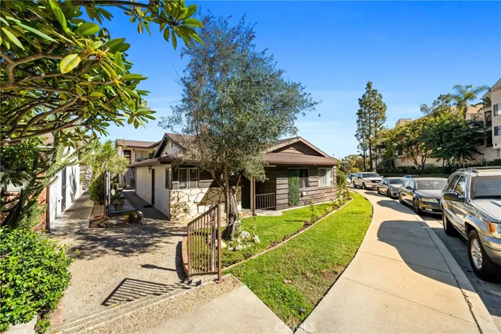 front walkway of property