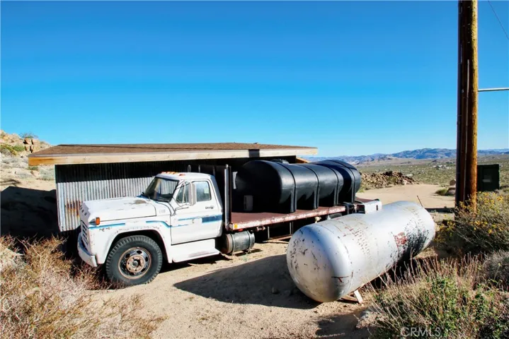 Water truck stays with the property