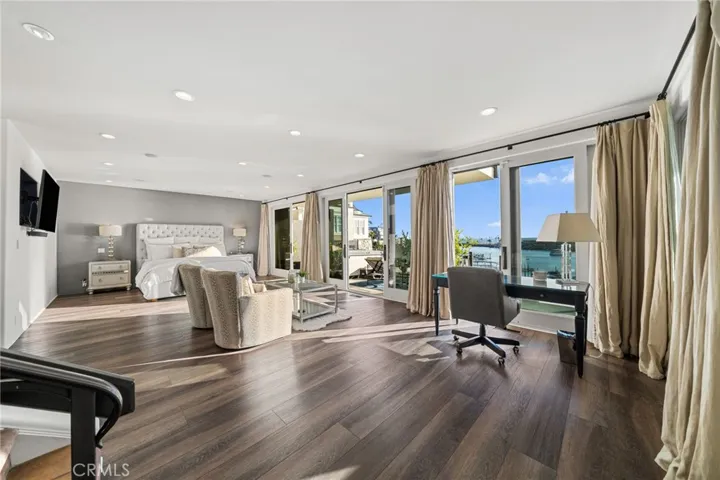 Primary Retreat-Office Nook/Lounge Seating/King Bed View Southwest