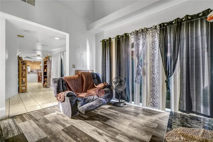 Unit B living room