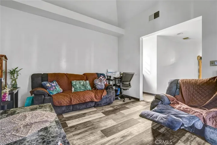 Unit B - living room