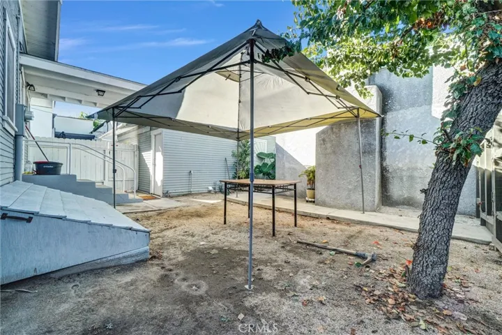 Unit A - back yard