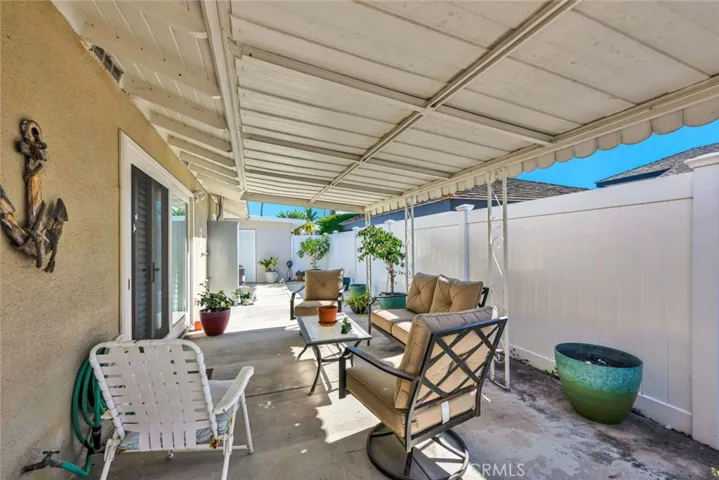 Enclosed Patio with direct connection to the garage!