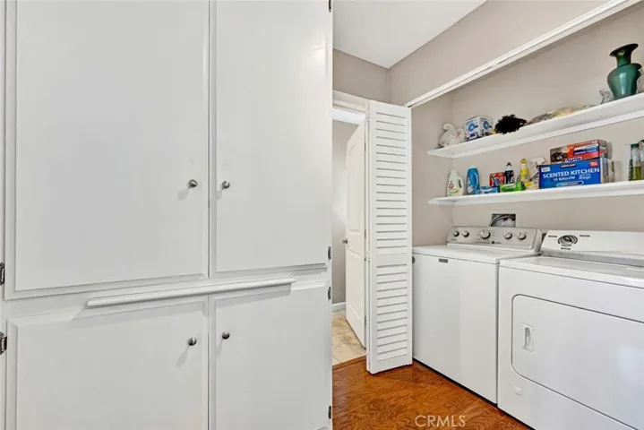 Inside washer and dryer!