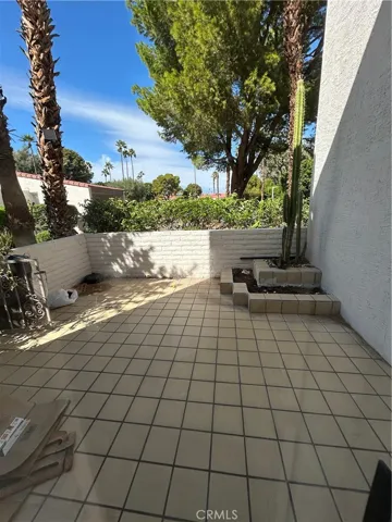 Private patio