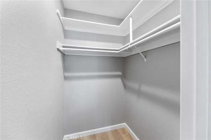 Walk in closet for the second bedroom.
