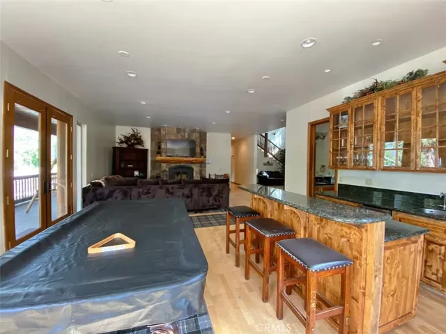 Pool Table and Bar