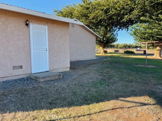 North side of the house