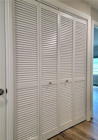 Laundry area in hallway.