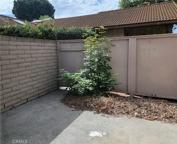 Private patio.