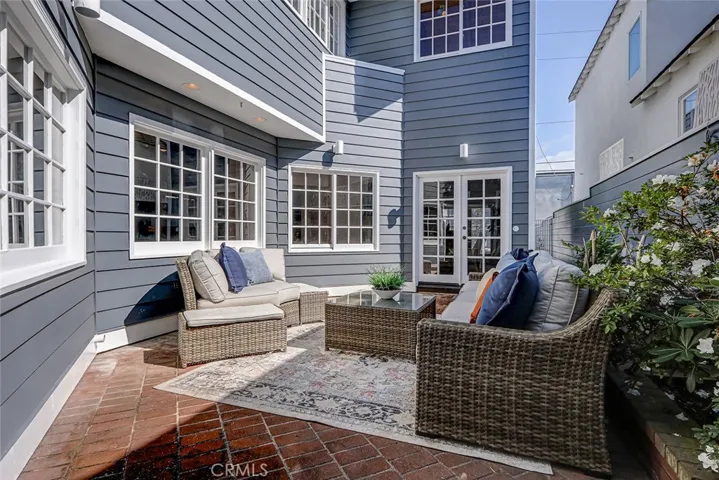 Large outdoor patio.