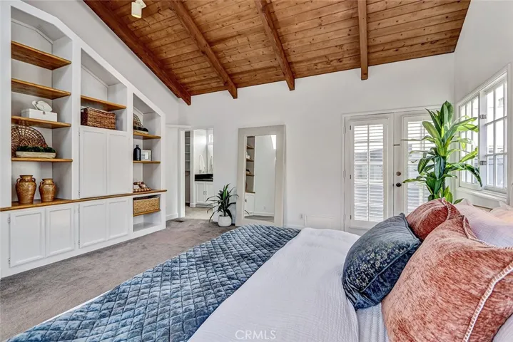 Built-ins in primary bedroom. Plenty of storage.