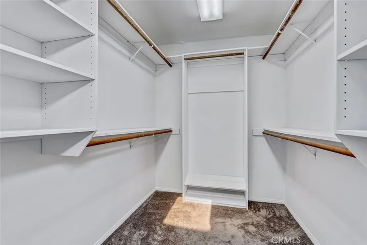 Walk-in closet.