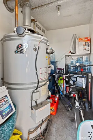 Storage Room with Water Heater