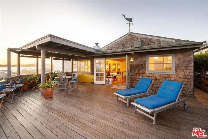 large beachside terraces