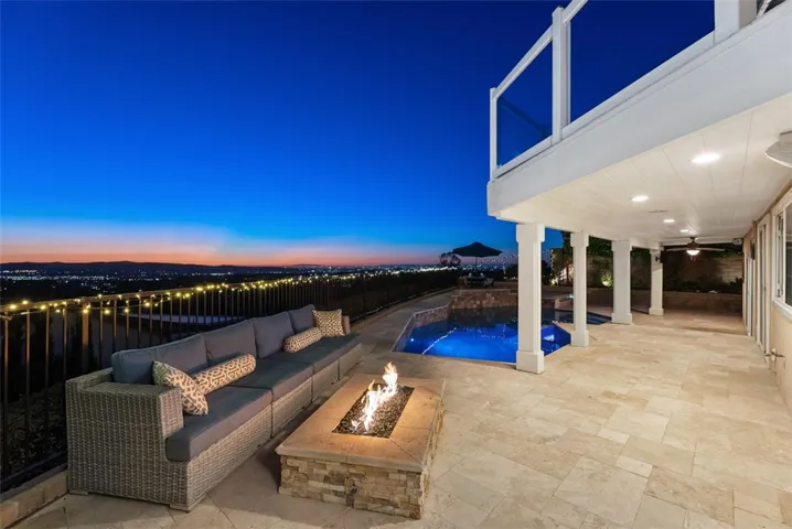 Expansive 270-degree panoramic view that sweeps from the sparkling coast to nightly Laguna Canyon sunsets and even Disneyland fireworks