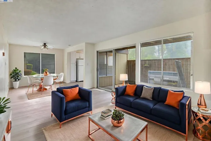 Virtually Staged Living Room