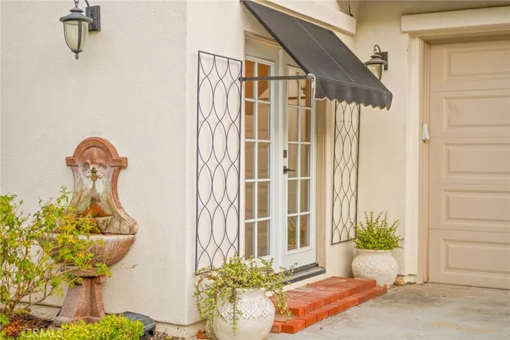 Side entrance to office