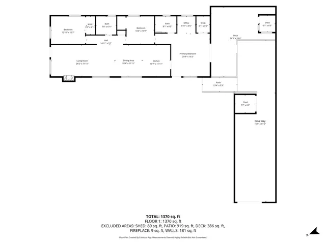Floor Plan w/ dimensions