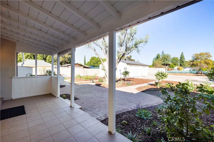 backyard covered porch
