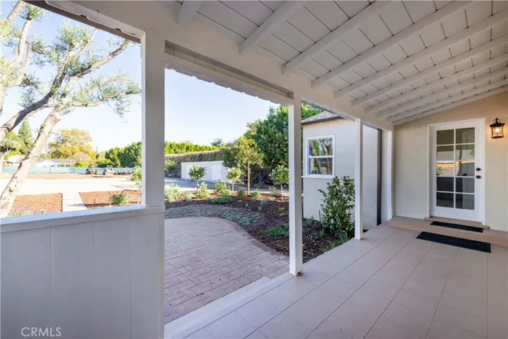Rear porch