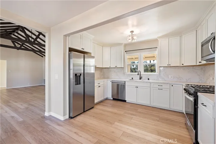 Fully remodel kitchen; all new floors