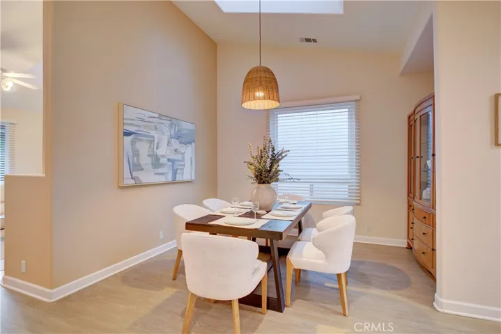 Upstairs dining area