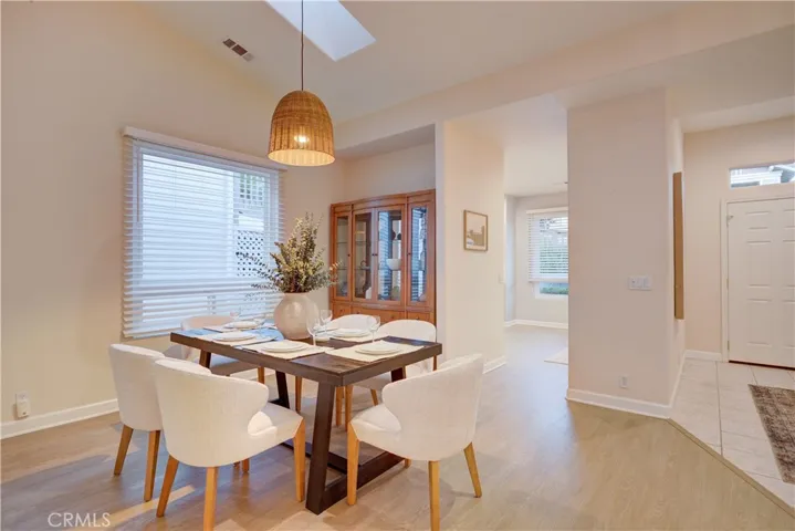 Upstairs dining area