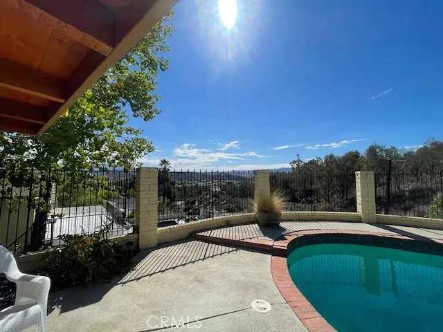 nice  pool with a view