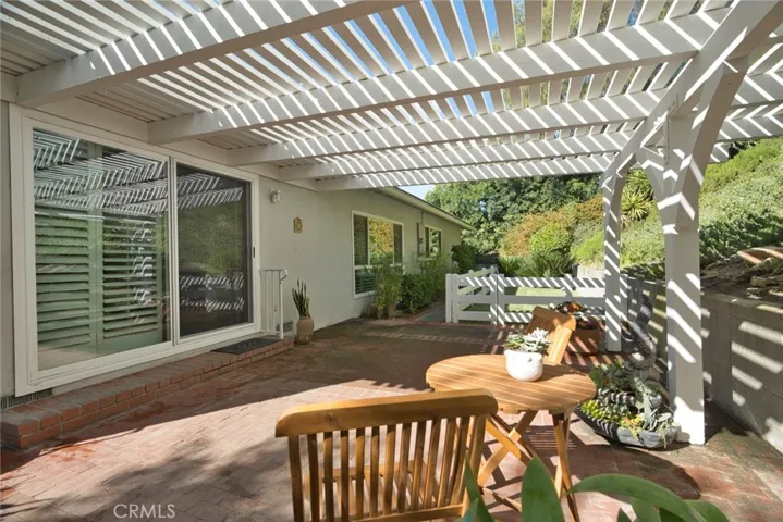 Brick patio