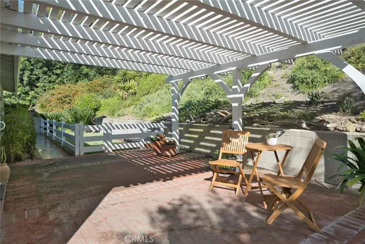 Brick patio
