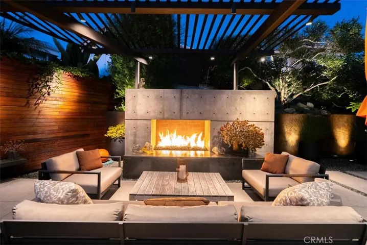 Backyard Fireplace