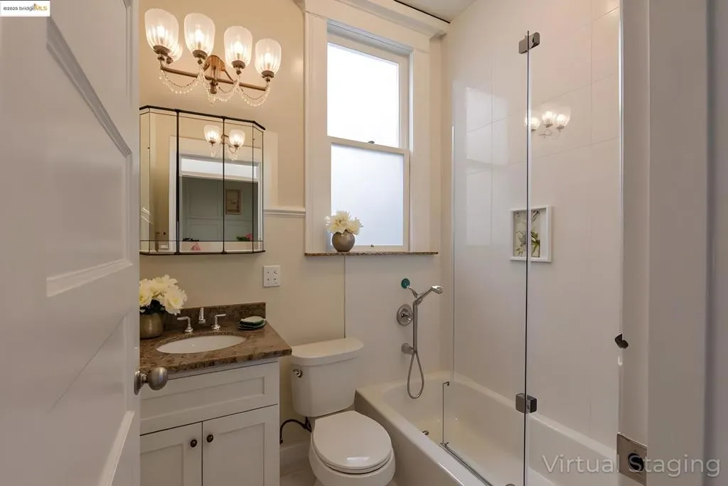Virtually Staged Full bath