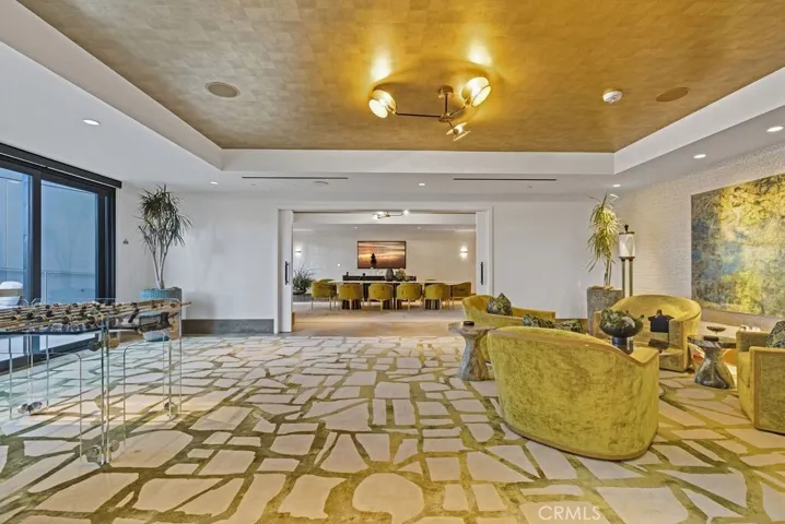 Luxuriously appointed clubhouse lounge