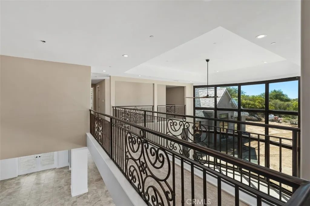view from upstairs walkway