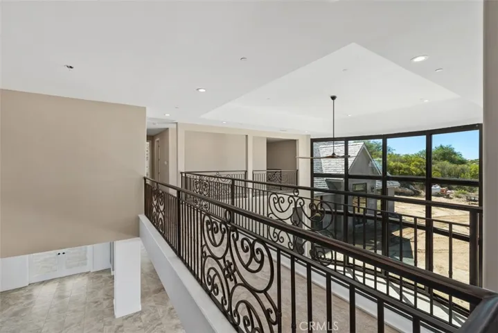 view from upstairs walkway
