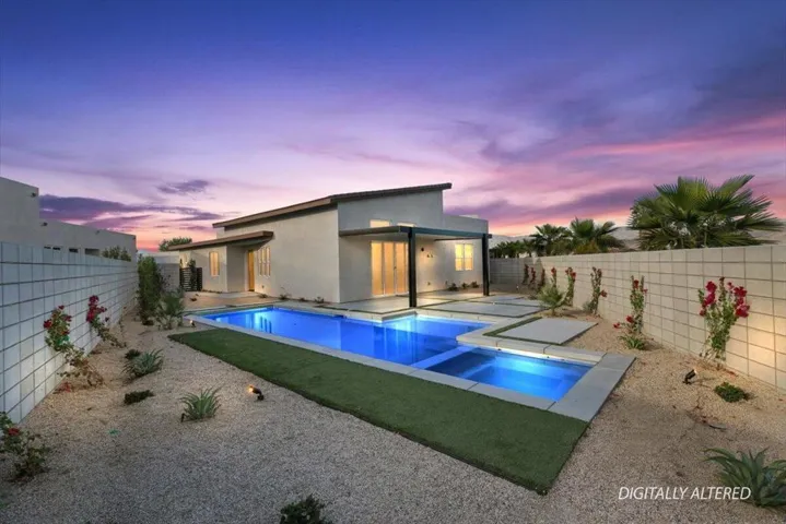 Lot 8-02-Back of Home at Twilight