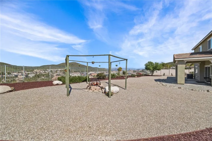 View from the side yard