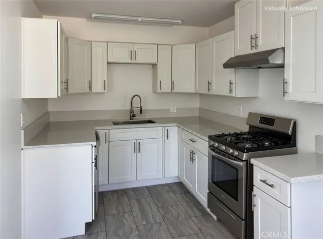 Virtually staged Kitchen