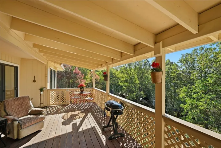 Back deck.