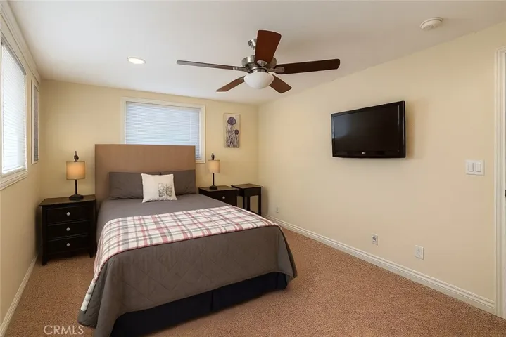 Bed and nightstand Virtually staged in. It can come with these exact items if preferred