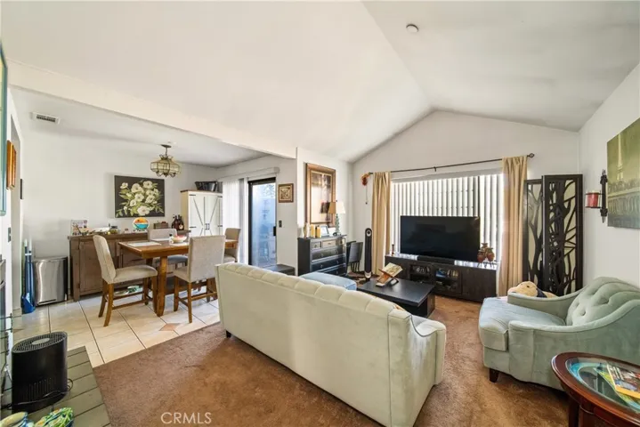 Unit B living room