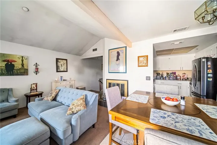 Unit B living room