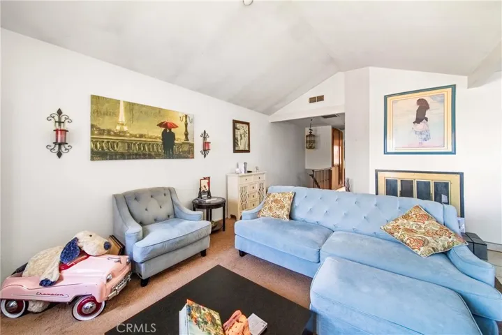 Unit B living room