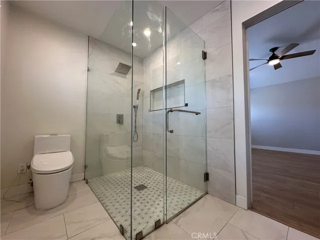 Bath 2 - Upstaris Primary Bathroom with stylish walk-in shower