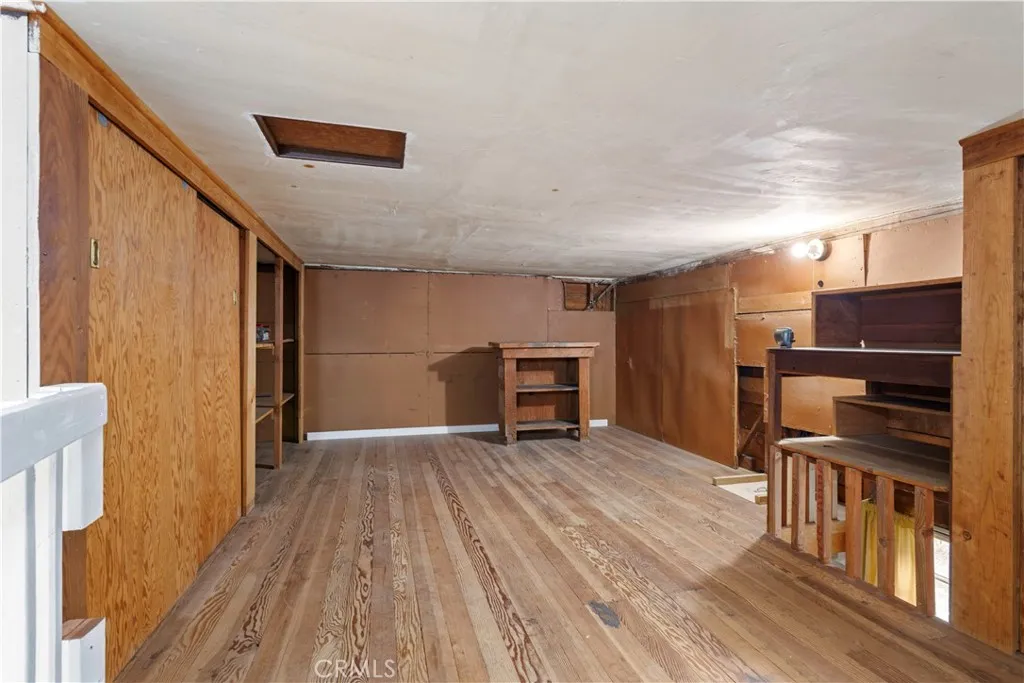 Loft in garage.