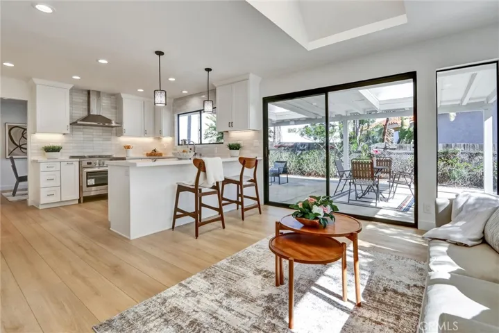 Sliding Door to Back Yard From